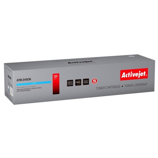 Activejet ATB-245CN toner for Brother printer Brother TN-245C replacement Supreme 2200 pages cyan