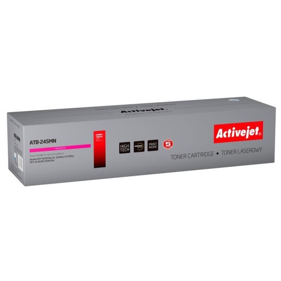 Activejet ATB-245MN toner for Brother printer Brother TN-245M replacement Supreme 2200 pages magenta