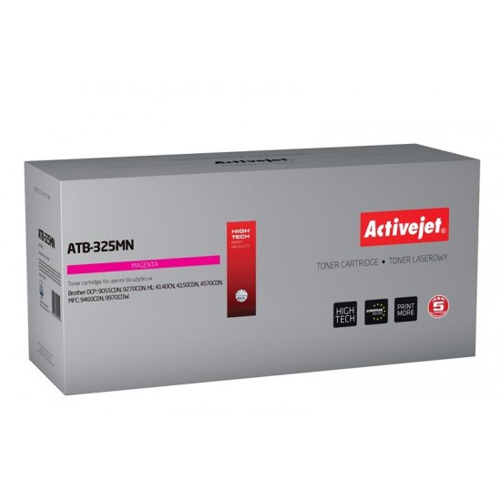 Activejet ATB-325MN toner for Brother printer Brother TN-325M replacement Supreme 3500 pages magenta