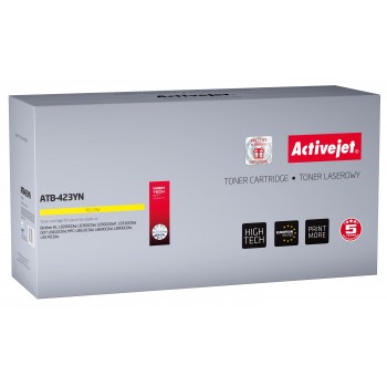 Activejet ATB-423YN toner (replacement for Brother TN-423Y Supreme 4000 pages yellow)
