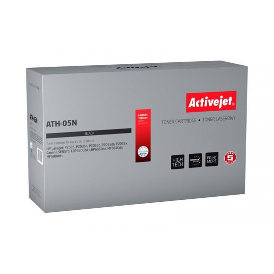 Activejet ATH-05N toner for HP CE505A. Canon CRG-719
