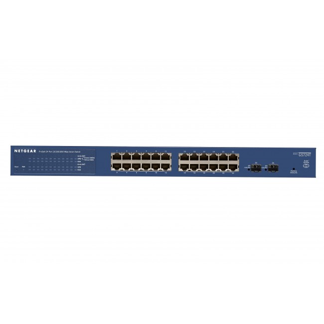 NETGEAR ProSAFE GS724Tv4 Managed L3 Gigabit Ethernet (10/100/1000) Blue