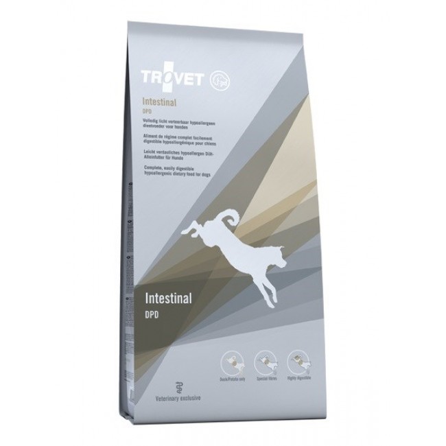 TROVET Hypoallergenic Intestinal DPD with duck - dry dog food - 10 kg