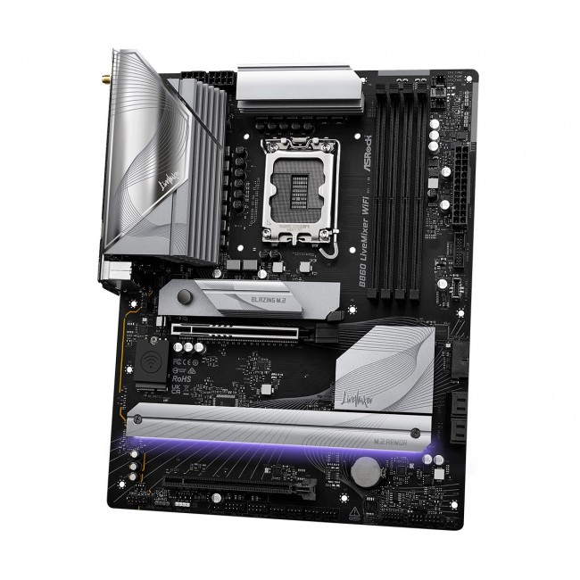 Asrock B860 LiveMixer WiFi Intel B860 LGA 1851 (Socket V1) ATX Asrock B860 LiveMixer WiFi Intel B860 LGA 1851 (Socket V1) ATX