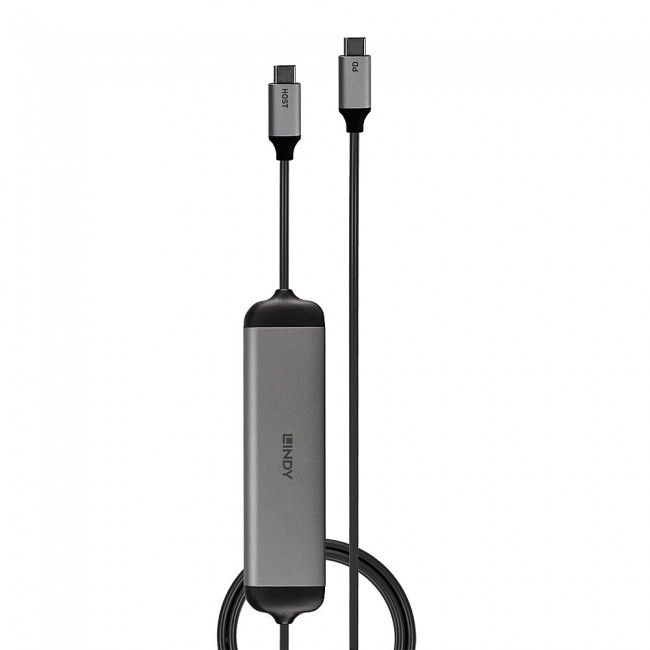 Lindy DST-Micro 140, USB-C Laptop Micro Docking Station with 4K Support and 1.4m 60W Charging Cable Lindy DST-Micro 140, USB-C Laptop Micro Docking Station with 4K Support and 1.4m 60W Charging Cable