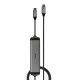 Lindy DST-Micro 140, USB-C Laptop Micro Docking Station with 4K Support and 1.4m 60W Charging Cable Lindy DST-Micro 140, USB-C Laptop Micro Docking Station with 4K Support and 1.4m 60W Charging Cable