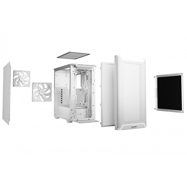 be quiet! PURE BASE 501 Airflow White Midi Tower be quiet! PURE BASE 501 Airflow White Midi Tower