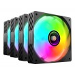 Mars Gaming MFSI4KIT computer cooling system Computer case Fan 12 cm Black