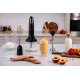 Smeg HBF03BLEU blender Immersion blender 700 W Black, Stainless steel