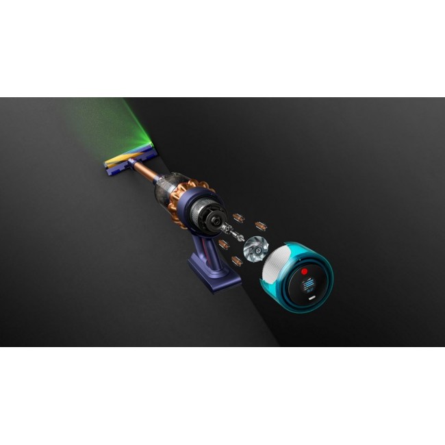 Dyson Gen5detect Battery Dry HEPA Bagless Blue, Copper