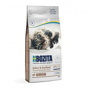 BOZITA Indoor & Sterilised Grain Free Reindeer dry cat food 10 kg