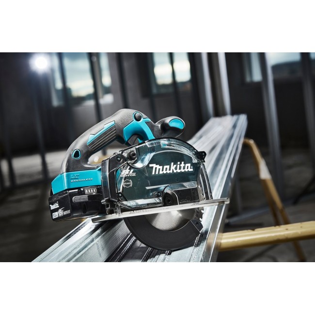 Makita DCS553Z portable circular saw 15 cm Black, Blue 4200 RPM
