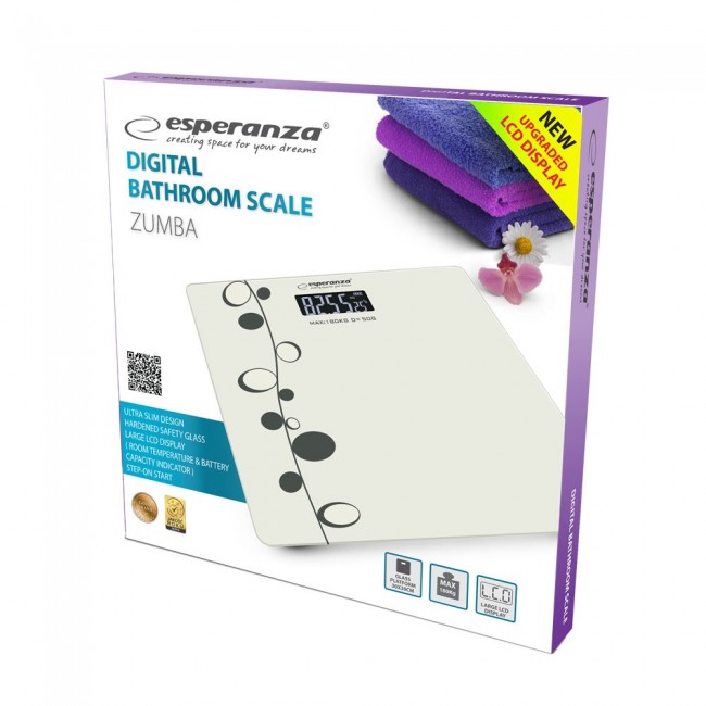 Esperanza EBS005 personal scale Rectangle White Electronic personal scale Esperanza EBS005 personal scale Rectangle White Electronic personal scale