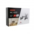TV Wall Mount Bracket LCD LED Plasma 23-42'' up to 30kg max vesa 200x200 Silver