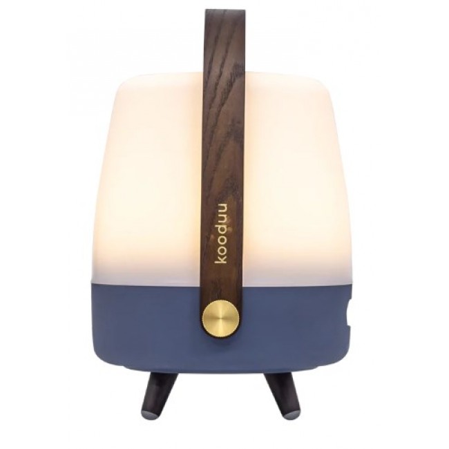 Kooduu Lite-up PLAY Mini Mono portable speaker Blue, White, Wood 8 W