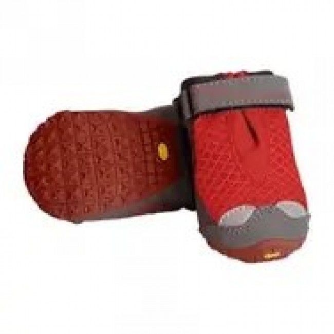 Dog Boots Ruffwear Grip Trex - red sumac