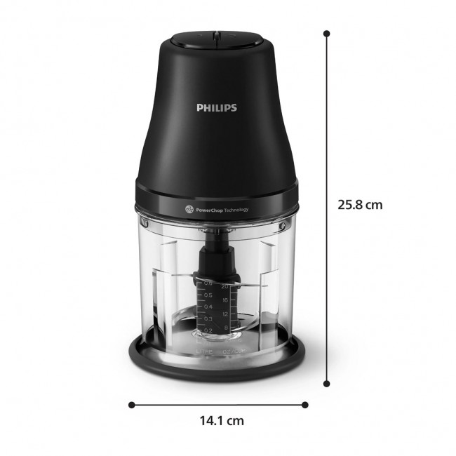 Philips HR1501/00 Vegetable Chopper 450 W Black