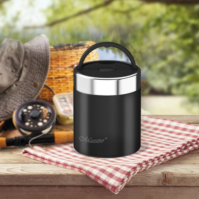 Maestro MR-1649-50-WHITE Food thermos 0.5 l Black