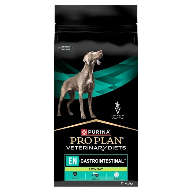 PURINA PPVD Canine EN Gastrointestinal Low Fat - dry dog food - 11kg