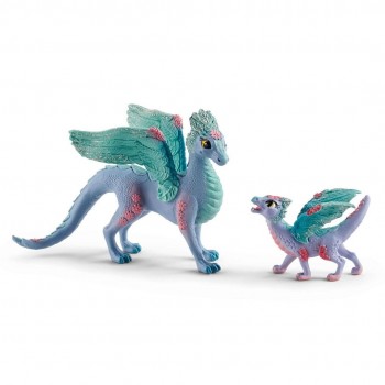 schleich BAYALA Blossom dragon mother and child