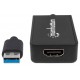 Manhattan USB-A to HDMI Adapter Cable, 60cm, Male to Female, 5 Gbps (USB 3.2 Gen1 aka USB 3.0), 2560x1440 @ 32-bit colour, Full HD video 1080p@16:9, Black, Blister Manhattan USB-A to HDMI Adapter Cable, 60cm, Male to Female, 5 Gbps (USB 3.2 Gen1 aka USB 3.0), 2560x1440 @ 32-bit colour, Full HD video 1080p@16:9, Black, Blister