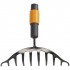 Fiskars QuikFit Garden rake Black Steel