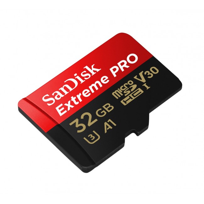 Sandisk Extreme Pro memory card 32 GB MicroSDHC Class 10 UHS-I Sandisk Extreme Pro memory card 32 GB MicroSDHC Class 10 UHS-I