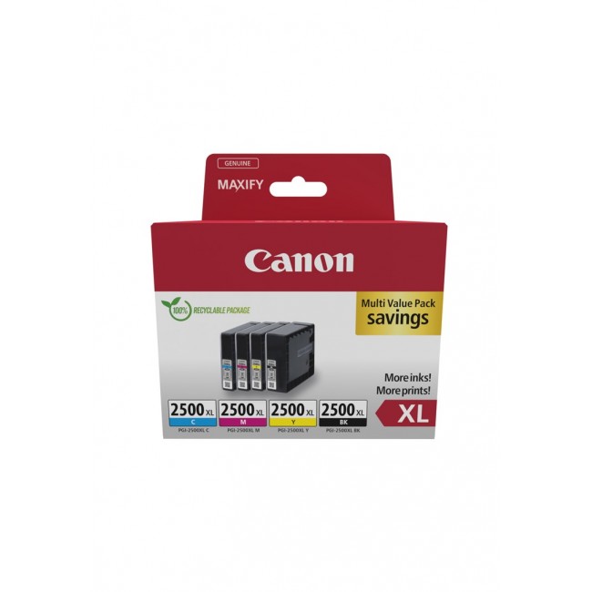 Patrone Canon PGI-2500XL 4er-Pack black + color Patrone Canon PGI-2500XL 4er-Pack black + color
