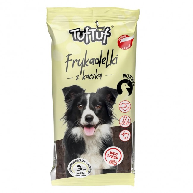 TUF TUF Meaty sticks with duck - dog treat - 70g TUF TUF Meaty sticks with duck - dog treat - 70g