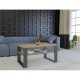 MODERN 1P ARTISAN COFFEE TABLE WITH ANTHRACITE LEG MODERN 1P ARTISAN COFFEE TABLE WITH ANTHRACITE LEG