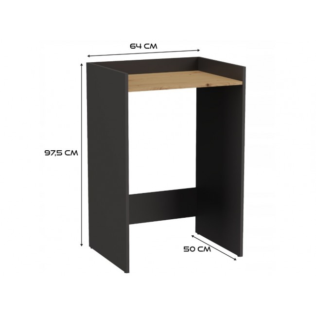 POLA NP ANTHRACITE/ARTISAN WASHING MACHINE CABINET