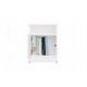 GALAX 30/1D WHITE BEDSIDE TABLE