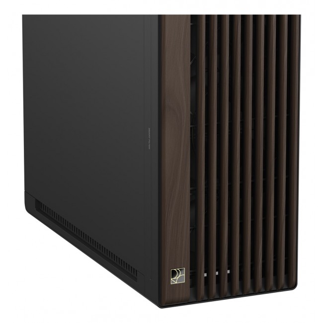 ASUS ProArt PA602 Wood Edition Modern Black - Metal Panel Midi Tower Black, Wood