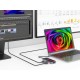 Conceptronic DONN14G laptop dock/port replicator Wired USB 3.2 Gen 1 (3.1 Gen 1) Type-C Grey