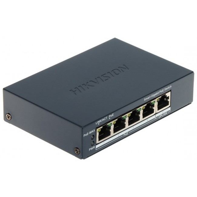 Hikvision DS-3E1505P-EI network switch Managed Gigabit Ethernet (10/100/1000) Power over Ethernet (PoE) Grey