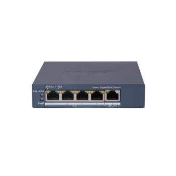 Hikvision DS-3E1505P-EI network switch Managed Gigabit Ethernet (10/100/1000) Power over Ethernet (PoE) Grey