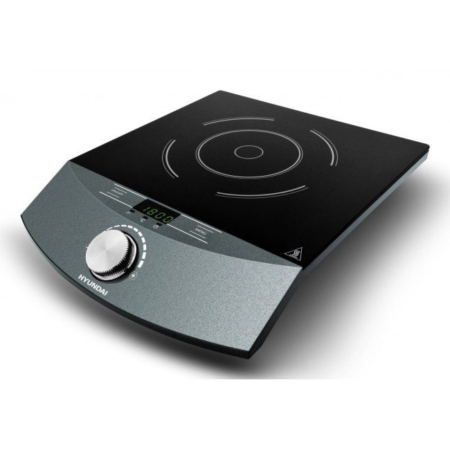 Hyundai IND 133 Black Countertop 30 cm Zone induction hob 1 zone(s)