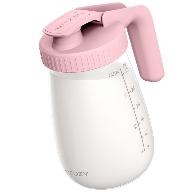 Momcozy GP01 R owy | Pojemnik do przechowywania mleka matki 950ml
