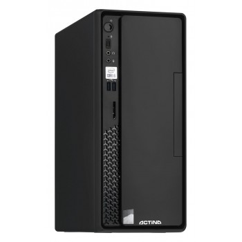 Actina 5901443334361 PC i3-12100 Mini Tower Intel Core i3 8 GB DDR4-SDRAM 512 GB SSD Windows 11 Home Black