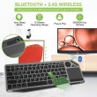Techly ICTB9801TB keyboard Universal RF Wireless + Bluetooth QWERTY US English Black Techly ICTB9801TB keyboard Universal RF Wireless + Bluetooth QWERTY US English Black