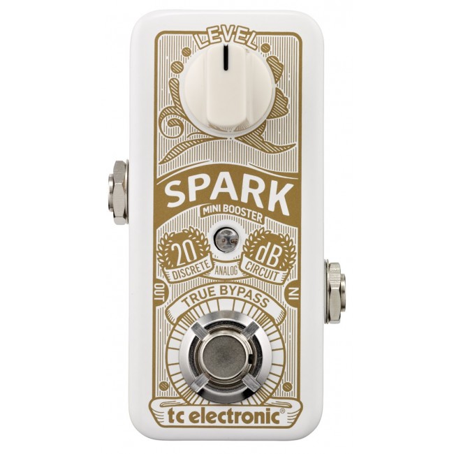 TC Electronic Spark Mini Effects pedal White TC Electronic Spark Mini Effects pedal White