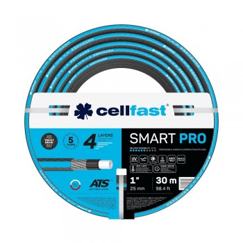 Black garden hose Smart Pro ATS 1 inch 30 meters