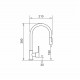 Set - Sink PYRAMIS PYRAMIS SIROS (57x51,5) 1B + Faucet IDEA Black Edition - 070169002BE - Volcano Set - Sink PYRAMIS PYRAMIS SIROS (57x51,5) 1B + Faucet IDEA Black Edition - 070169002BE - Volcano