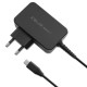 Qoltec 52386 GaN POWER PRO charger | 1xUSB-C | 65W | 5-20V | 3-3.25A | Black Qoltec 52386 GaN POWER PRO charger | 1xUSB-C | 65W | 5-20V | 3-3.25A | Black