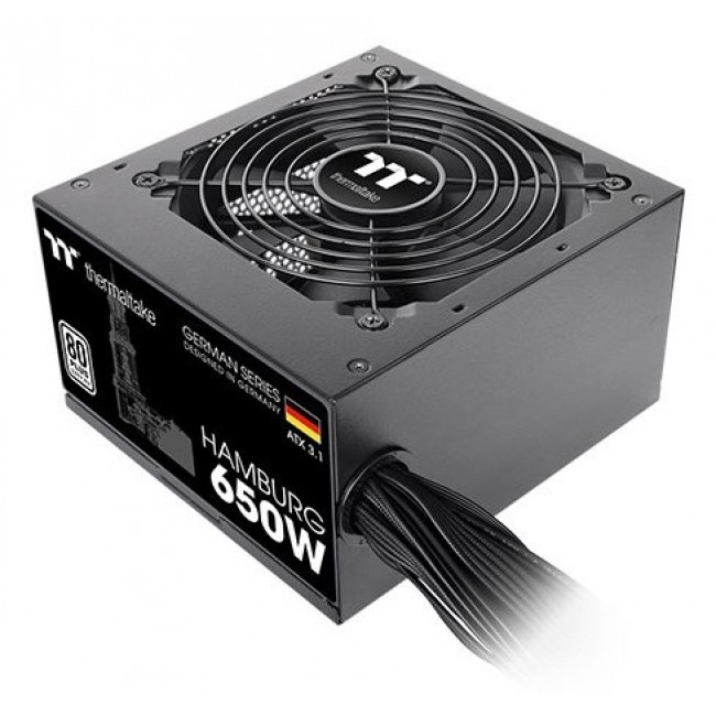 Thermaltake HAMBURG power supply unit 650 W 24-pin ATX ATX Black Thermaltake HAMBURG power supply unit 650 W 24-pin ATX ATX Black