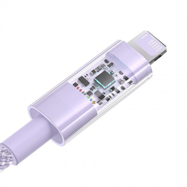Baseus Gem USB to IP 2.4A fast charging cable 1 m Purple Baseus Gem USB to IP 2.4A fast charging cable 1 m Purple