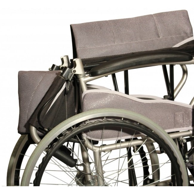 Lightweight steel Wheelchair with brakes AT52301