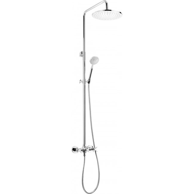 Rain shower with shower faucet