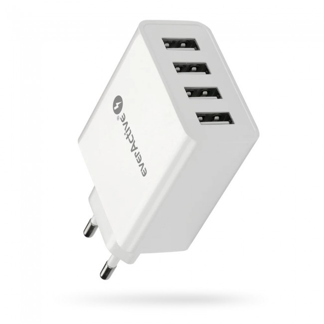Charger EVERACTIVE SC-400 4 x USB 5A white