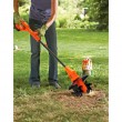 Black & Decker BETL1820L-QW electric mini tiller with battery